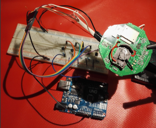 För att testa respektive knapp på "trådlös" så valjde jag att nyttja port 13 på arduinon