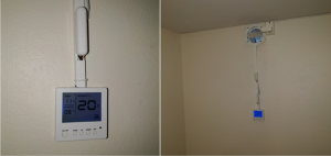 Temperatursensor med display