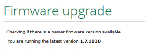 VeraLite uppdaterades utan problem