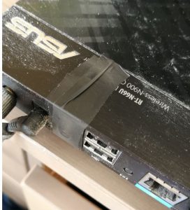 Asus 66U med knappfel