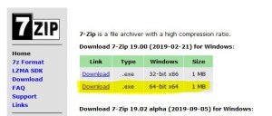 Ladda hem 7-zip