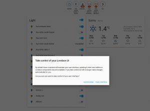 Börja med att aktivera Lovelace UI