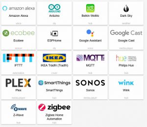 Home Assistant Integrationer