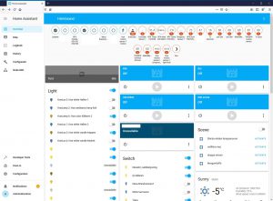 Home Assistant med trådfri, philips hue, vera secure