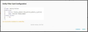 LoveLace UI Entity Filter Card GUI Settings