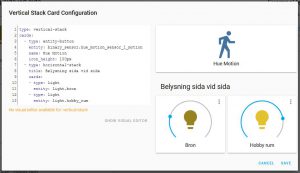 Lovelace UI - Vertical stack