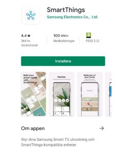 Samsung SmartThings app